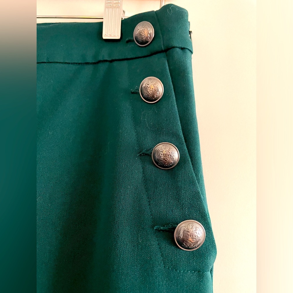 Loft size 12 green wide leg trousers